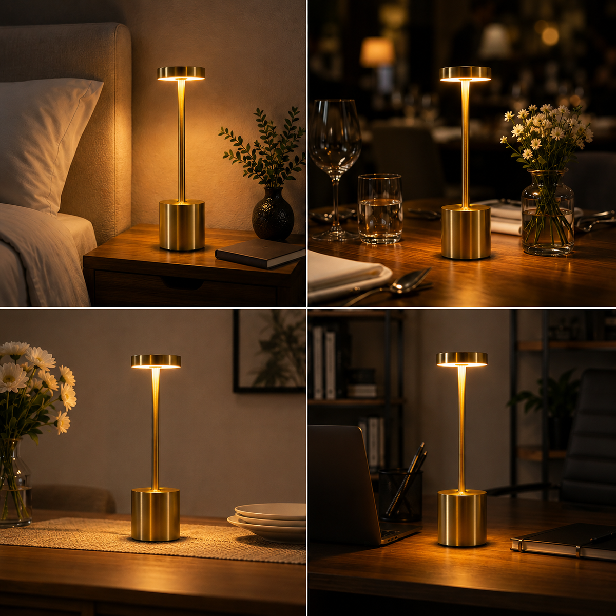 ROOMSTUDIO™ Cordless Metal Table Lamp